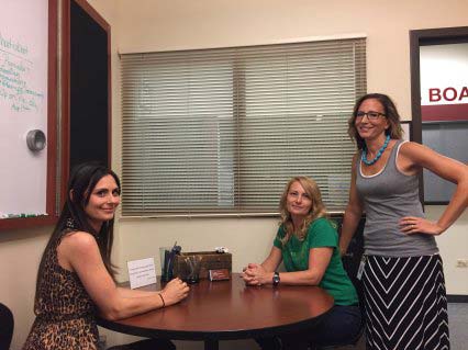 3 girls in the office