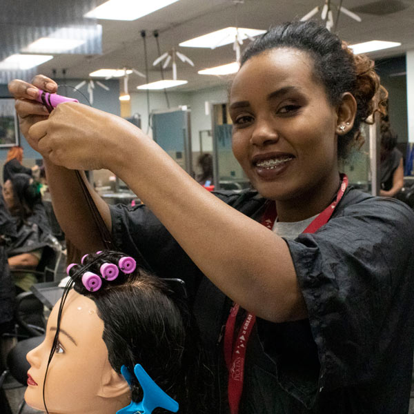 cosmetology student