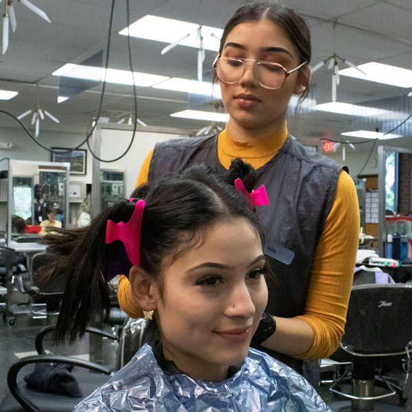 cosmetology student