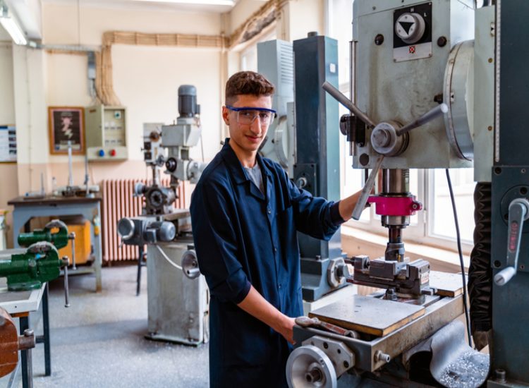 Technical vocational training student participating in hands-on learning in Aurora, CO